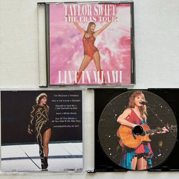 Taylor Swift The Eras Tour Live in Miami Surprise Song CD - Picture 1 of 4